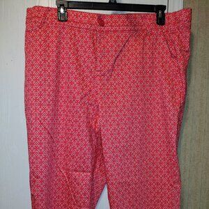 Lee Capris size 20 W Coral
